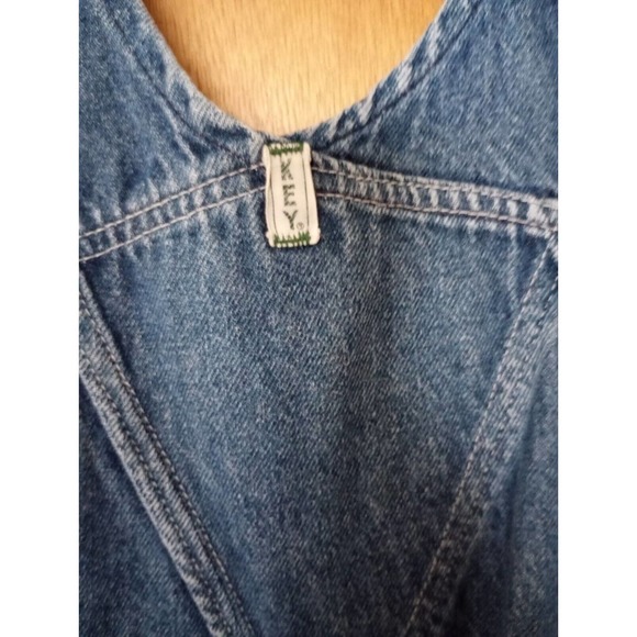 Key Imperial Vintage Work Farm Trucker Bib Overall Men 44 X 29 USA Vtg Carpenter - Picture 10 of 11
